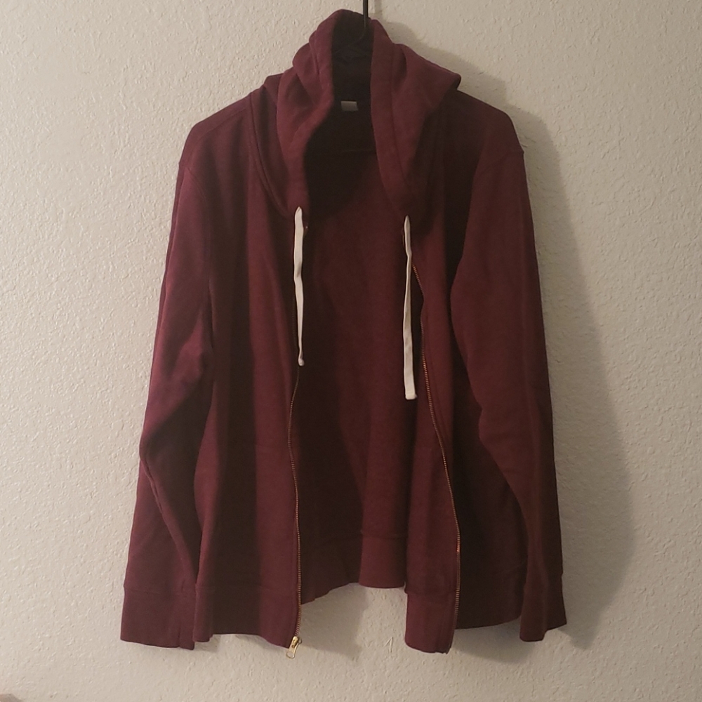Women's sweater jacket with hood